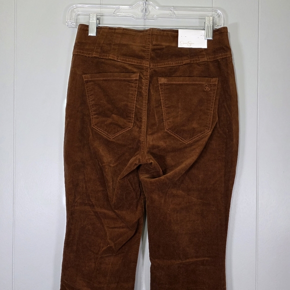 Jessica Simpson Brown Saddle Pull On Flare Pants Size 26 - Picture 6 of 9